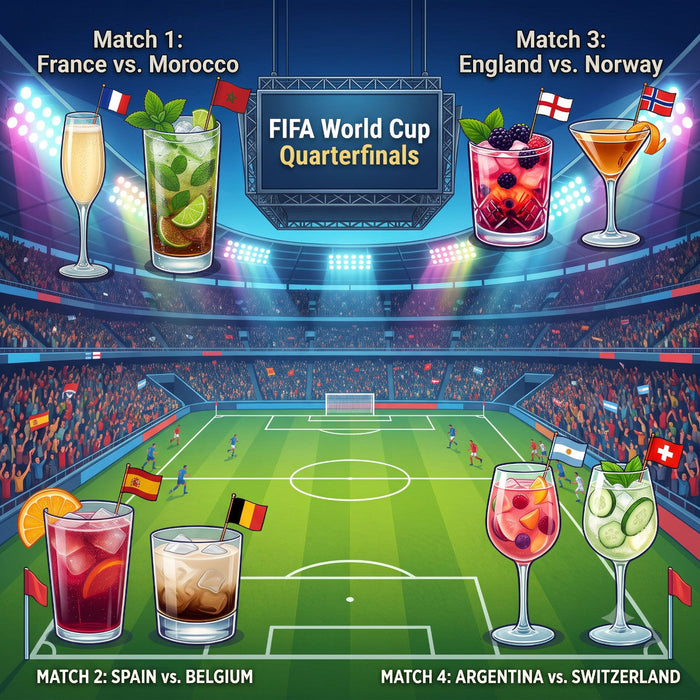 FIFA World Cup Quarterfinals Cocktail Guide: Top 8 Drinks
