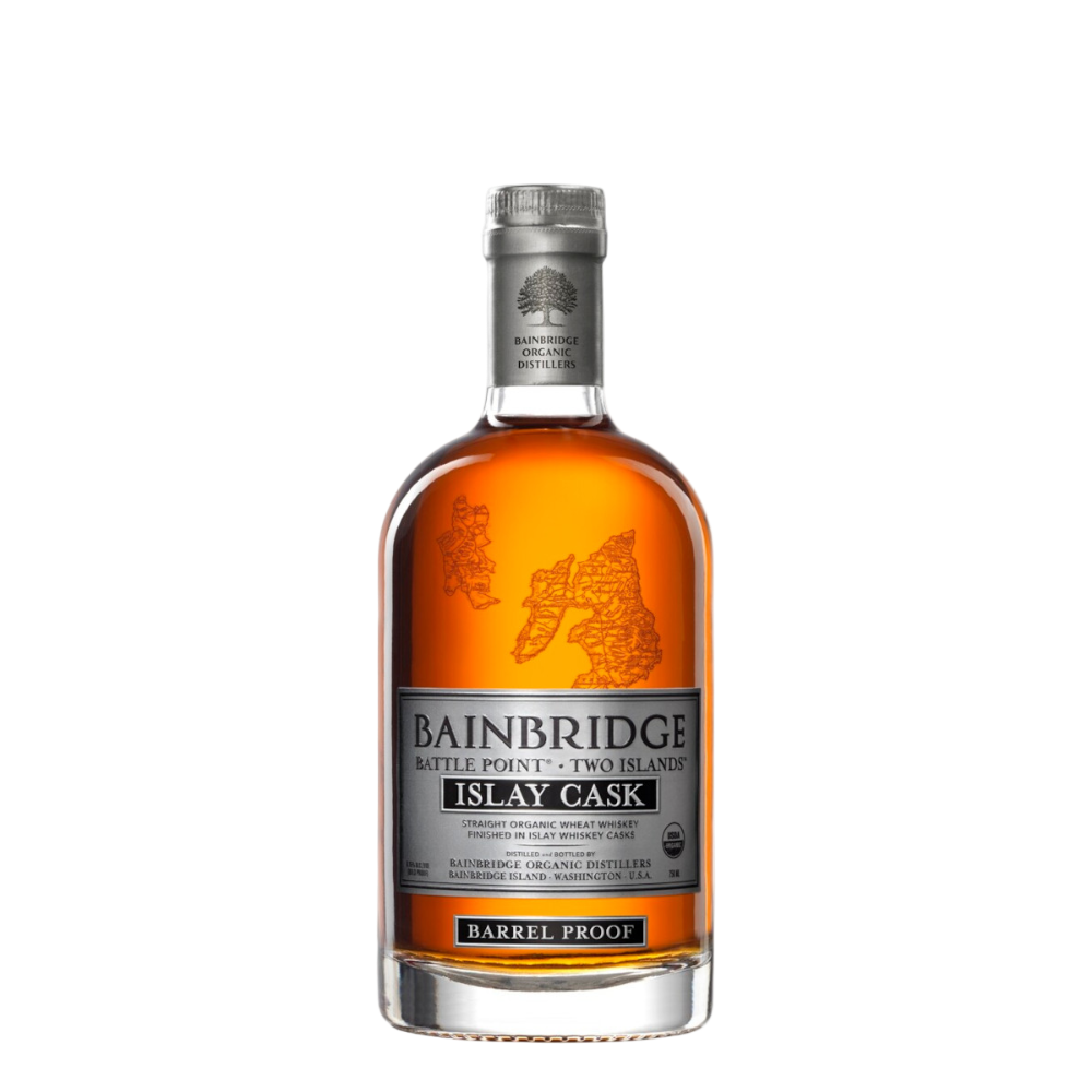 Bainbridge Two Islands Islay Cask Whiskey Barrel Proof