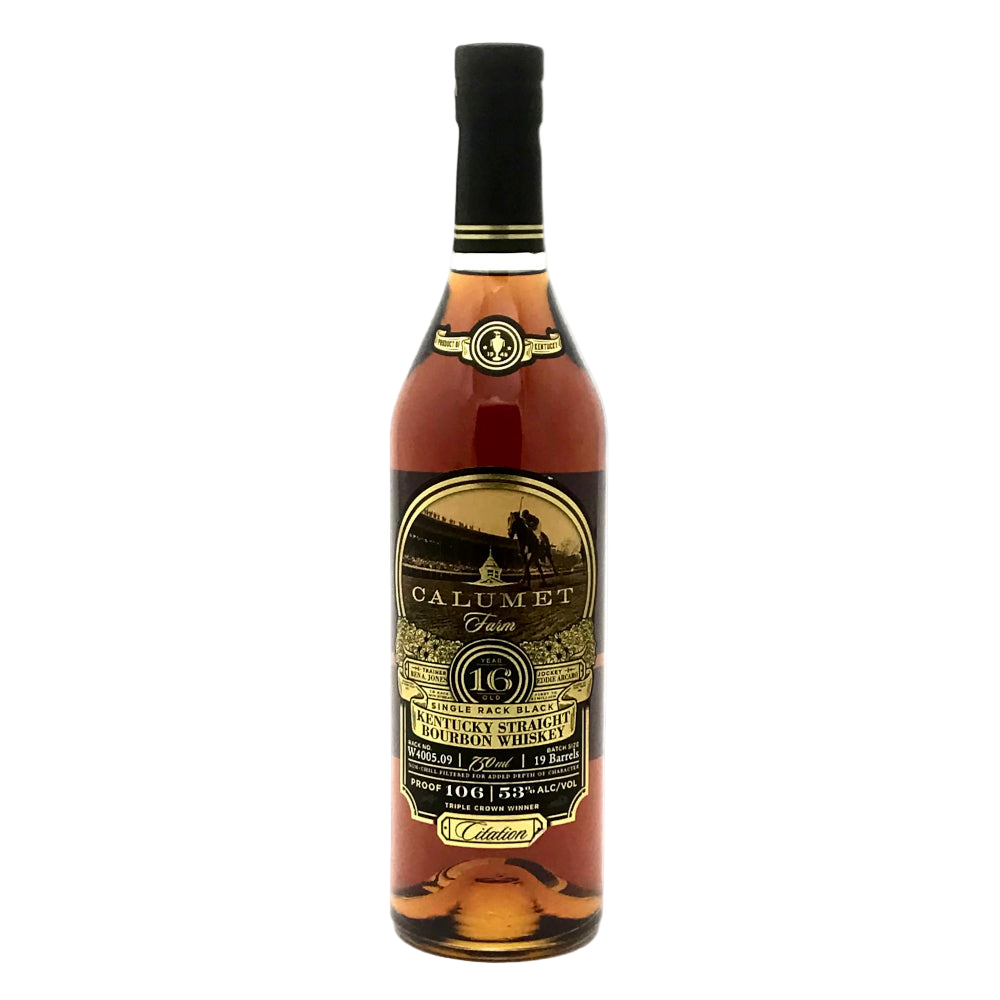Calumet Farm 'Single Rack Black' 16 Year Old Bourbon