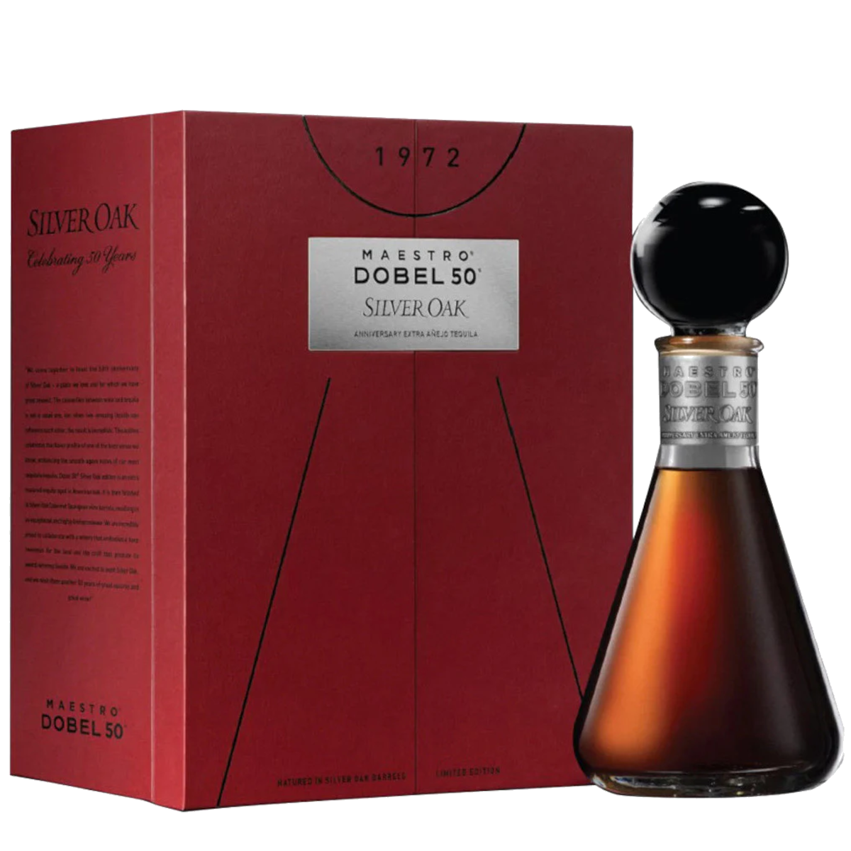 Maestro Dobel 50 Silver Oak Anniversary Tequila Extra Anejo