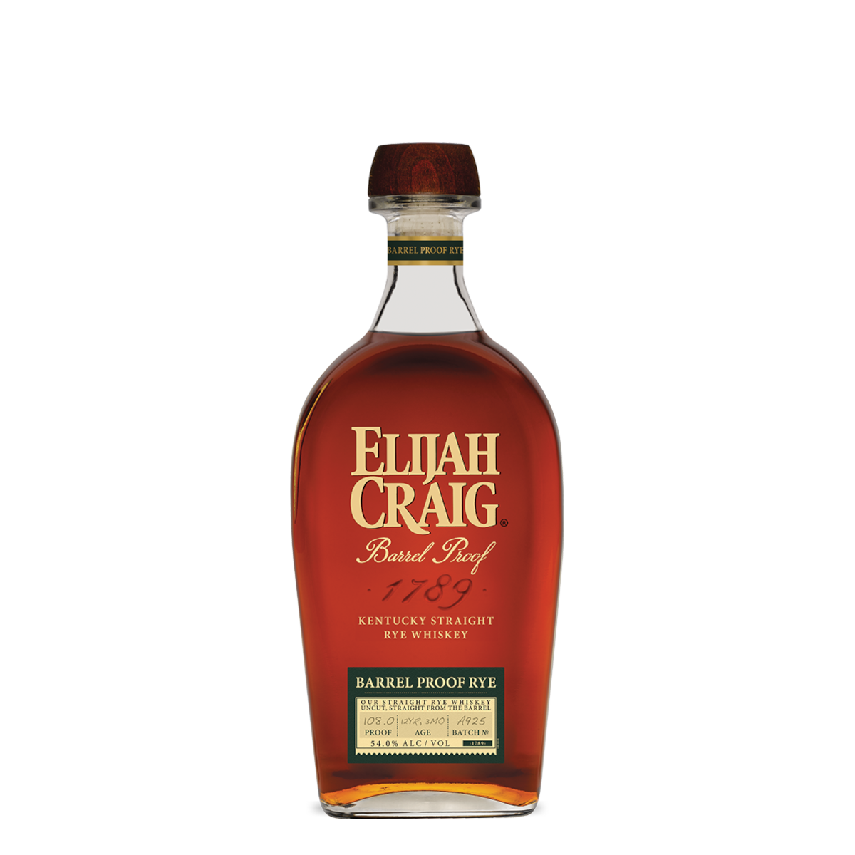 Elijah Craig Barrel Proof Rye Batch A925