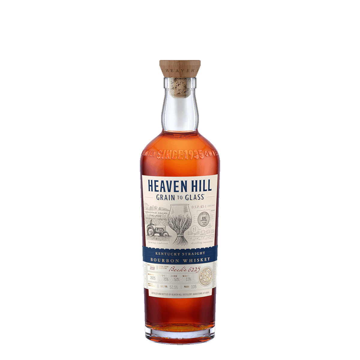 헤븐 힐 그레인 투 글라스 버번