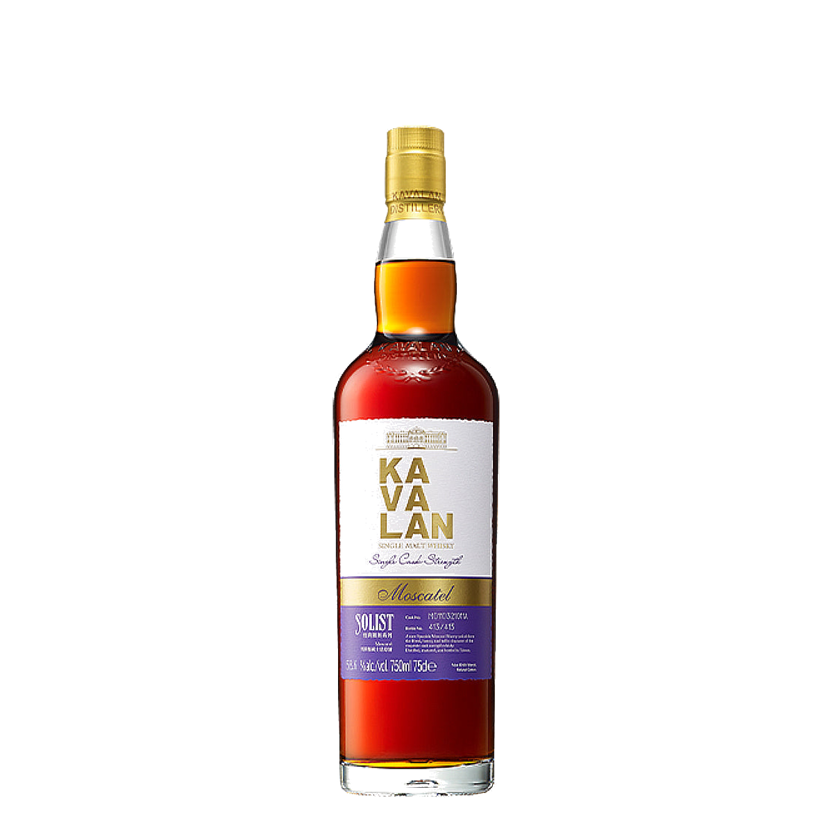 Kavalan Solist Moscatel Sherry Single Cask Strength Single Malt Whisky