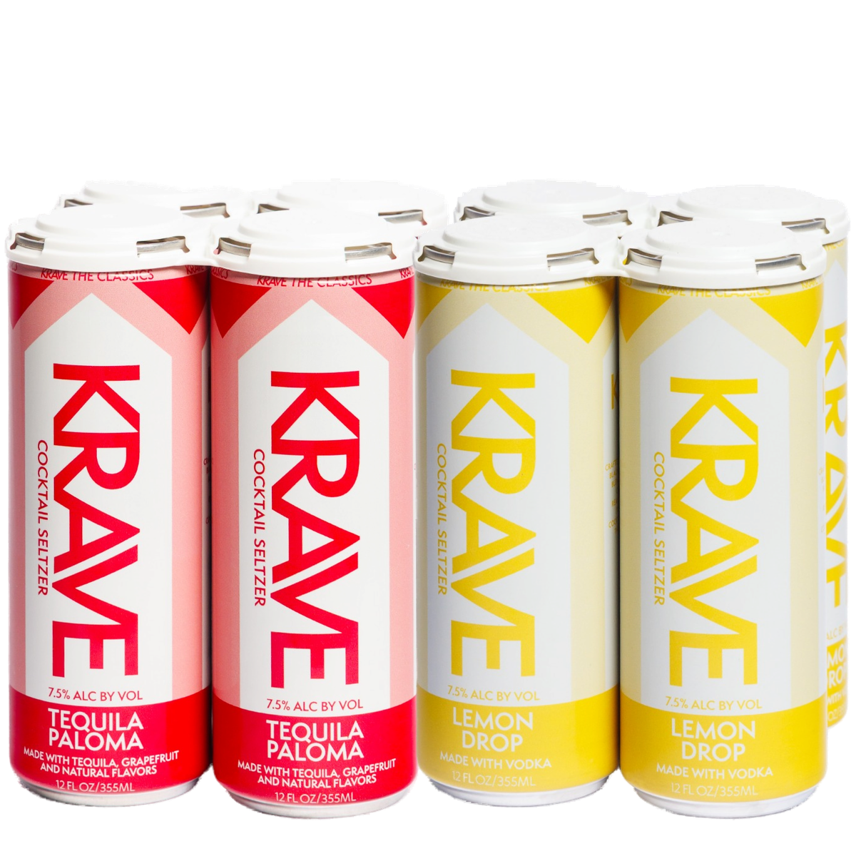 Krave Tequila Paloma + Lemon Drop Bundle (8PK)