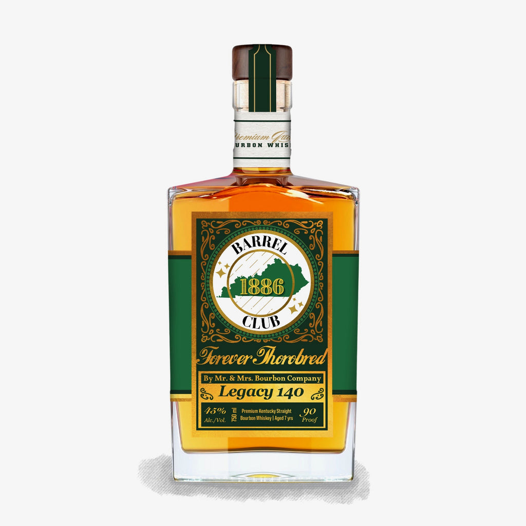 Forever Thorobred Legacy 140 bourbon bottle