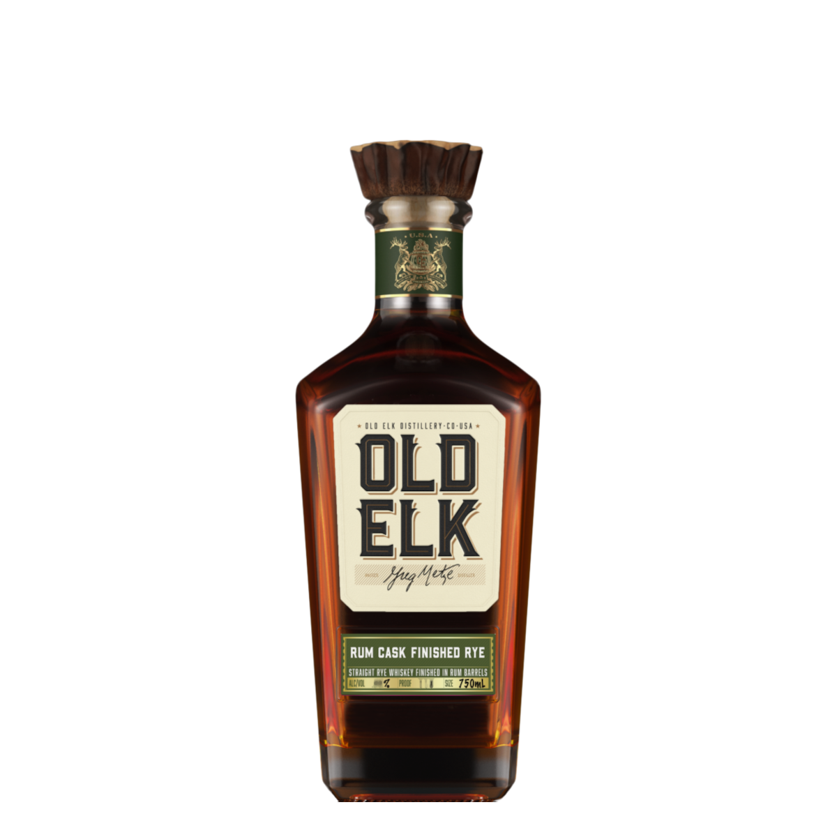 Old Elk Rum Cask Finish Rye Single Barrel Selected By Black & Brown