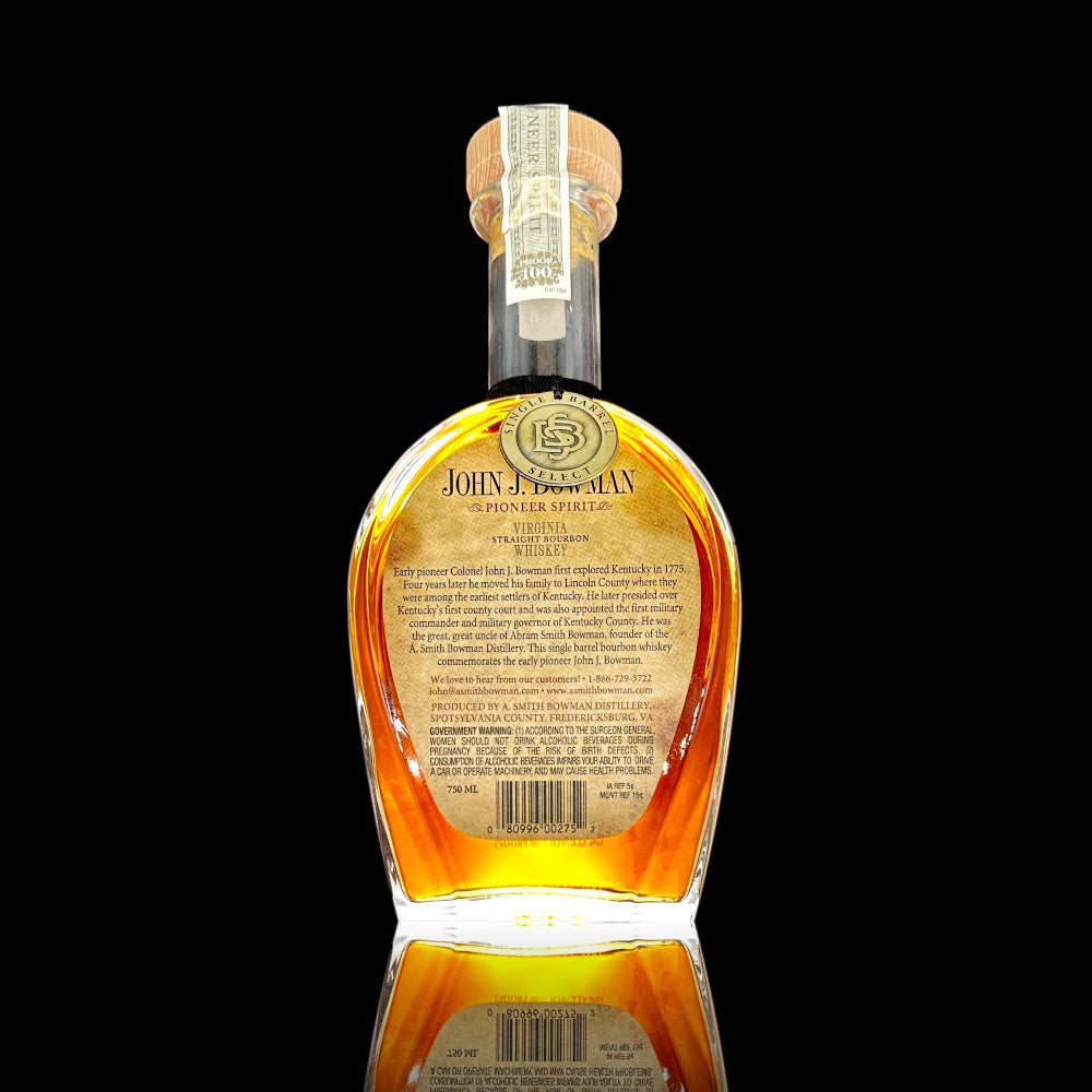 John J. Bowman Single Barrel Bourbon - Taste Select Repeat